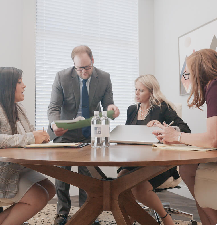 JR Law Group team working together